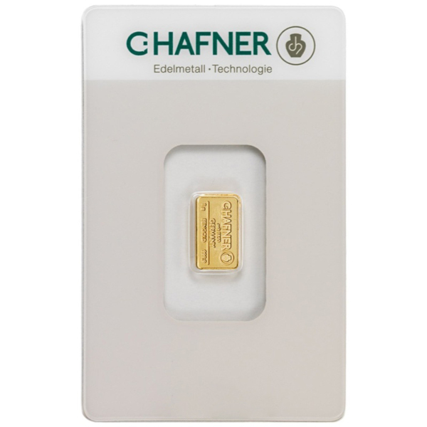 Штампованный слиток C. Hafner 1 г