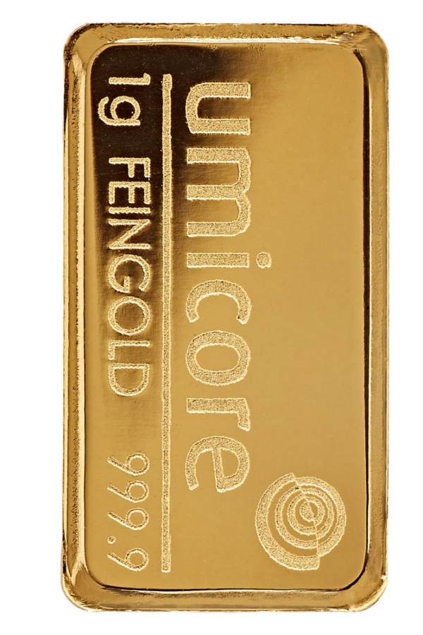 Штампованный слиток Umicore 1 г