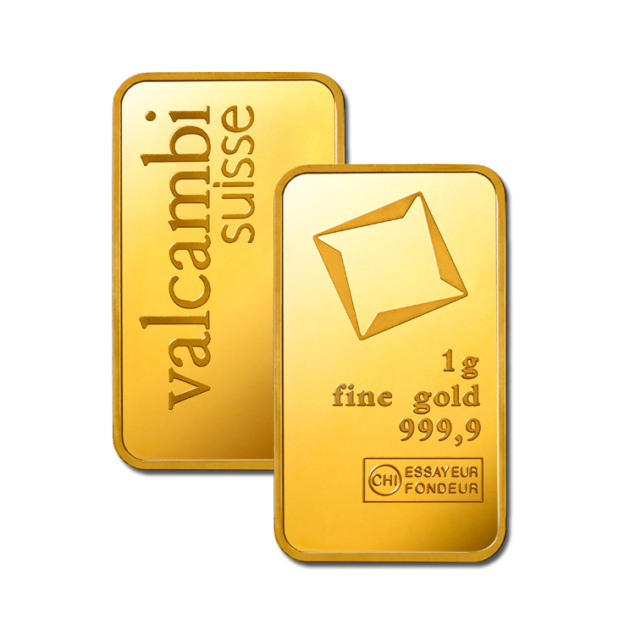Штампований злиток Valcambi 1 г