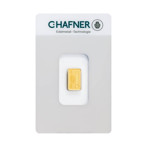 Штампованный слиток C. Hafner 2 г