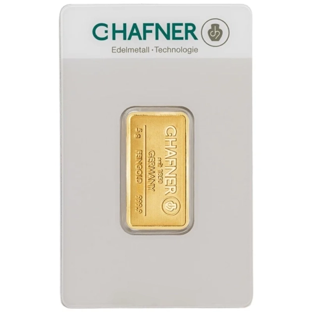 Штампований злиток C. Hafner 5 г