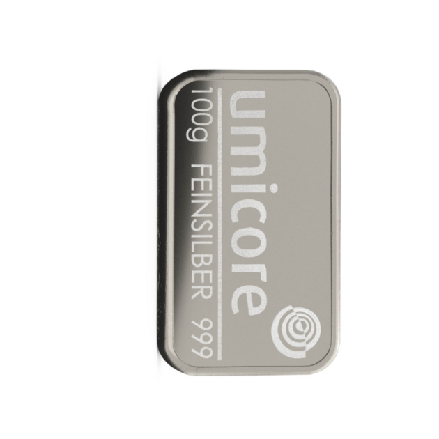Штампованный слиток Umicore 100 г