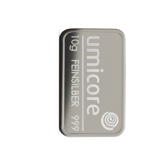 Штампований злиток Umicore 10 г